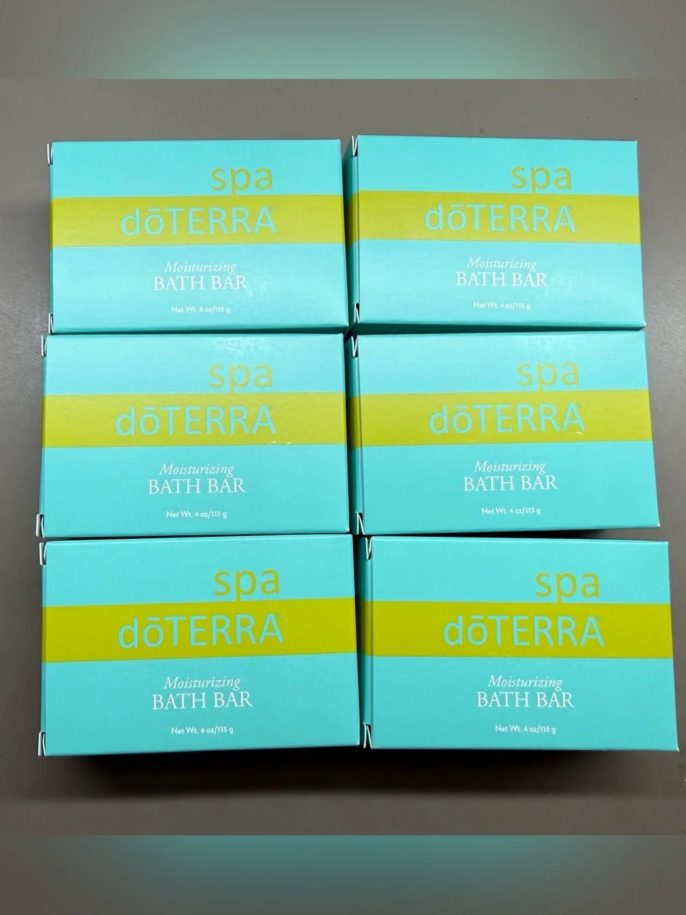 New 6X doTERRA SPA Moisturizing Bath Bar Soap Grapefruit&Bergamot Essential Oil.
